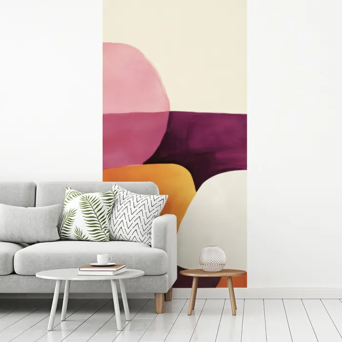Vormen - Abstract - Kleurrijk fotobehang vinyl groot -woonkamer