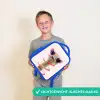 Sierk Struisvogel Roze Kinderrugzak - Blauw middel -sfeer1_NL