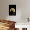 Croissant - Brood - Goud - Zwart KitchenYeah - Keuken - Canvas klein -sfeer3