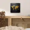 Wereldkaart - Goud - Steen plexiglas 5mm klein -sfeer4