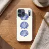 Schelpen - Blauw - Patroon Telefoonhoesje iPhone 17 Pro Max klein -sfeer1