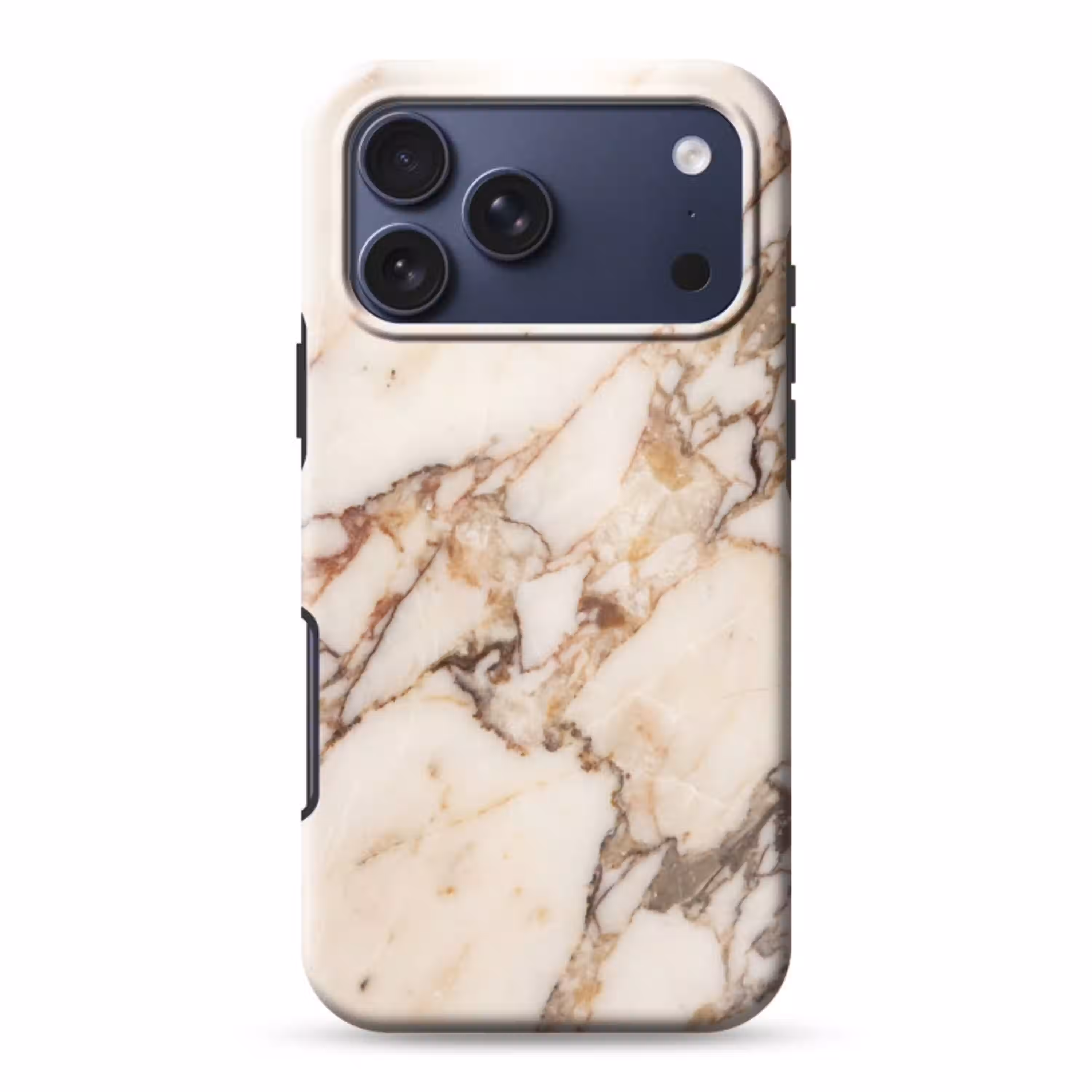 Textuur - Gesteente - Aderen - Abstract - Wit Toughcase MagSafe Apple iPhone 17 Pro Max klein -3d