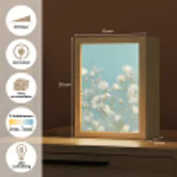 Stengels - Bloemen - Lucht - Wit Light Box met kabel (Tafellamp) klein -USP_websiteoverzichtNL