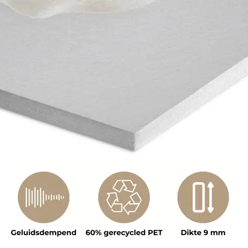 Bloem - Minimalistisch -Wit PET vilt klein -closeup_NL