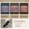 Kleurrijk paradijs - Levendig - Islamitisch Light Box met batterij (Wandlamp) middel -USP_lichtkleurNL