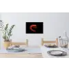 Garnaal - Rood - Dieren Muursticker klein -eettafel