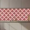 Waaier -  Roze - Rood keuken achterwand 2 middel 871 zz_3dshopping