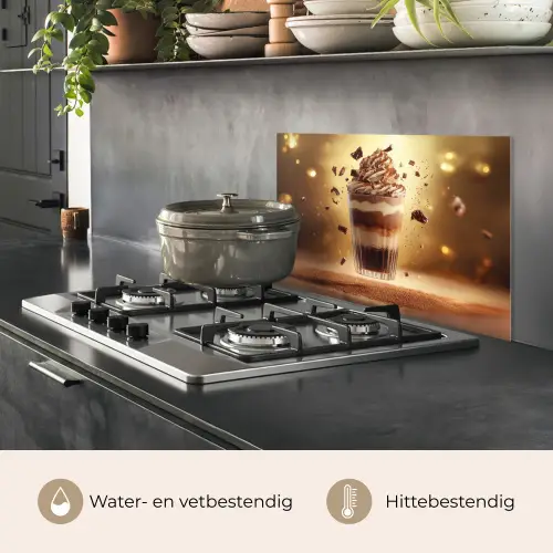 Dessert - Chocolade - Zoet - Eten keuken achterwand spatscherm klein -usp_NL