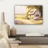 Huisje - Hout - Bloemen canvas 2cm klein -sfeer6