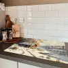 Winter - Sneeuw - Huis - Natuur Inductie beschermer vinyl 3mm klein -sfeer3