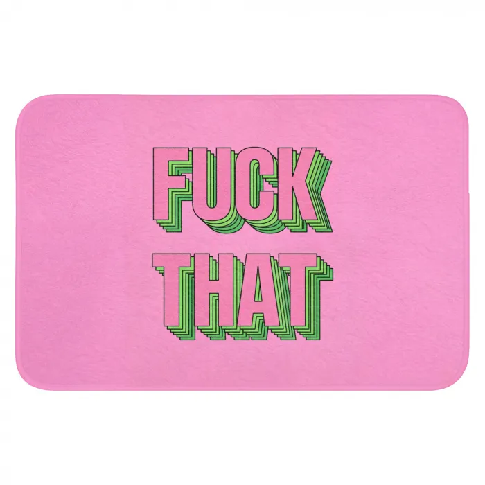Tekst - Bold - Roze WCmat klein -3d