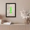 YOLO - Groen - Neon - Slangenprnt fotolijst zwart zonder passe partout klein -sfeer5
