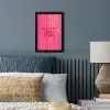 Tekst - Modern - Kleurrijk fotolijst zwart zonder passe partout klein -sfeer3