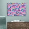 Regenbogen - Bloemen - Kleurrijk - Wolken canvas 2cm klein -sfeer4