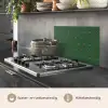 Donkergroen - Modern - Patroon - Goud keuken achterwand spatscherm klein 900 -usp_NL
