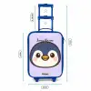 Pinguïn Kinderkoffer - Blauw klein -productfoto_formaten