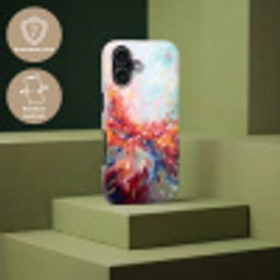 Bloemen - Abstract - Kunst - Modern Toughcase MagSafe Apple iPhone 17 klein -USP_PrintM_NL