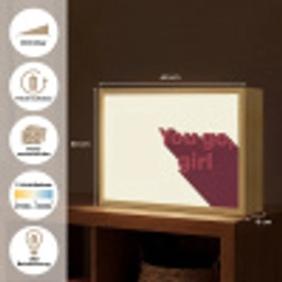 you go girl - 3D - Rood Light Box met batterij (Wandlamp) middel -USP_websiteoverzichtDE
