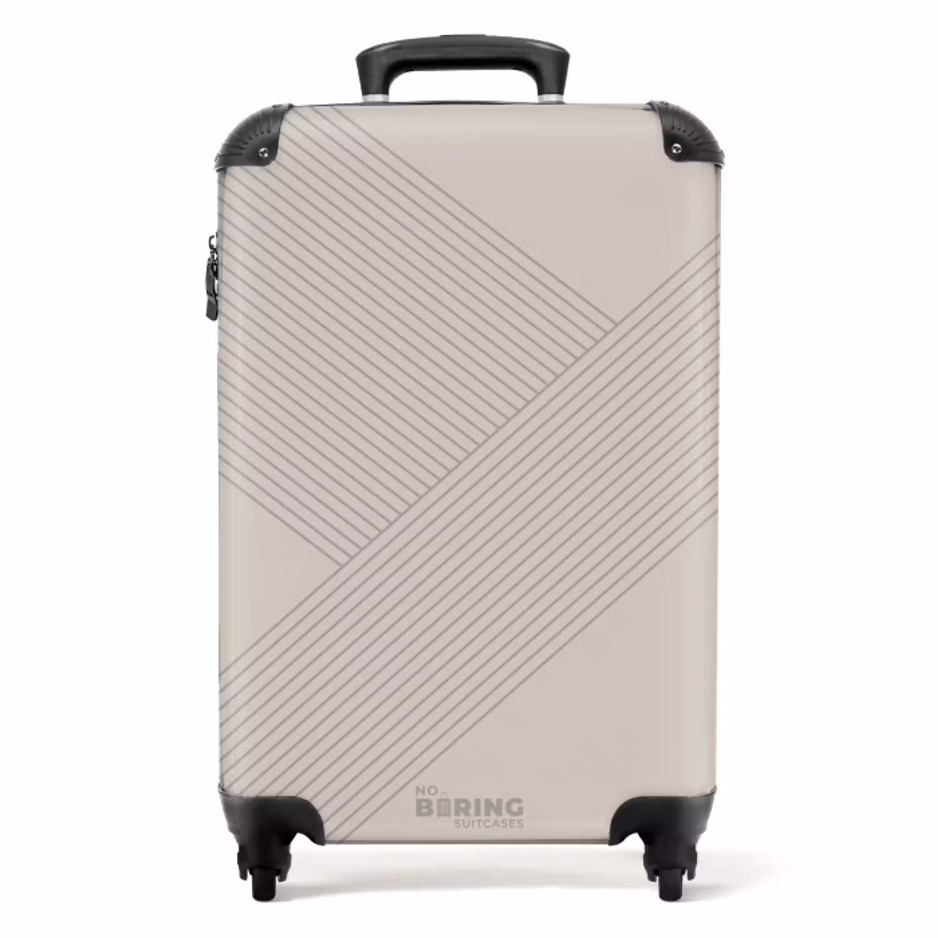 Minimal - Kruisende lijnen op NBS - Handbagage koffer - Unisex middel -productfoto_recht