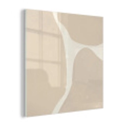 Abstract - Beige - Moderne kunst plexiglas 5mm klein -z3d