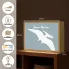 Dino - Pteranodon - Dinosaurus - Blauw Light Box met batterij (Wandlamp kind) middel -USP_websiteoverzichtNL