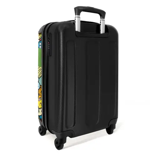 Schattige Beestjes in Stad NBS - Handbagage koffer - Kinderen Unisex middel -achterkant