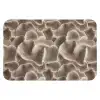 Waaiervorm - Beige - Vezel textuur Badmat klein 997 -3d
