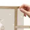 Pony  - Minimalistisch - Pastel - Stippen Light Box met batterij (Wandlamp kind) middel -USP_websiteprintNL