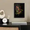 Bloemen - Vaas - Kleurrijk fotolijst zwart zonder passe partout klein -sfeer1