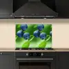 Bosbessen - Paars - Bladeren - Groen keuken achterwand spatscherm klein 900 -sfeer1