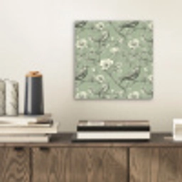 Klassiek - Botanisch - Groen aluminium wit klein 46 -sfeer1