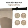 Vloeiende vlakken - Harmonieus - Golvend Wandkleed katoen klein -sfeer2
