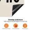 Kerstmis - Ho ho ho - Spreuken - Beige - Kerstman Inductie beschermer vinyl 3mm klein -zzzzzzz-td-onderkant
