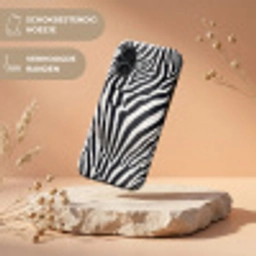 Zebra - Vacht - Klassiek - Zwart - Wit Toughcase MagSafe Apple iPhone 17 klein -USP_RandenV_NL