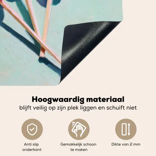 Lollys - Schaduw - Drie - Blauw Inductie beschemer met haakjes middel -ky-onderkant-nl