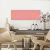 Vloeiend - Verf - Perzik canvas 2cm klein 828 -sfeer6
