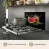 Watermeloen - Zwart - Water - Fruit - Meloen keuken achterwand spatscherm klein -usp_NL