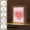 Liefde - Hart - Valentijn Light Box met kabel (Tafellamp) klein -USP_NL