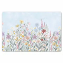 Weidebloemen - Illustratie - Kleurrijk Placemat vinyl groot -zzsfeer1_Kitchenyeah-website