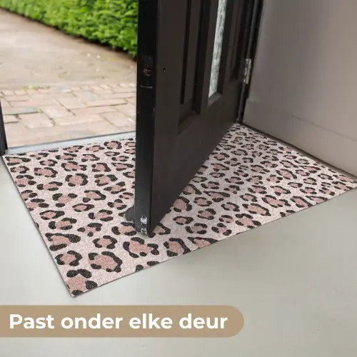 Vlekken - Beige - Luipaard Deurmat klein 898 -USP_NL