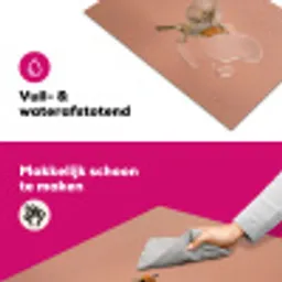 Roodborst - Natuur - Roze Inductie beschermer vinyl 3mm klein -wsfeer6_website
