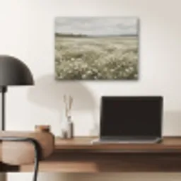 Illustratie - Landschap - Wit PET vilt klein -sfeer5