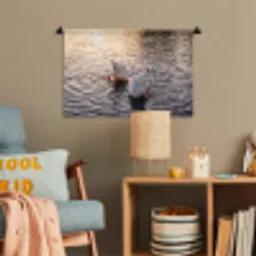 Eenden - Water - Natuur Wandkleed katoen klein -wsfeer4_kind