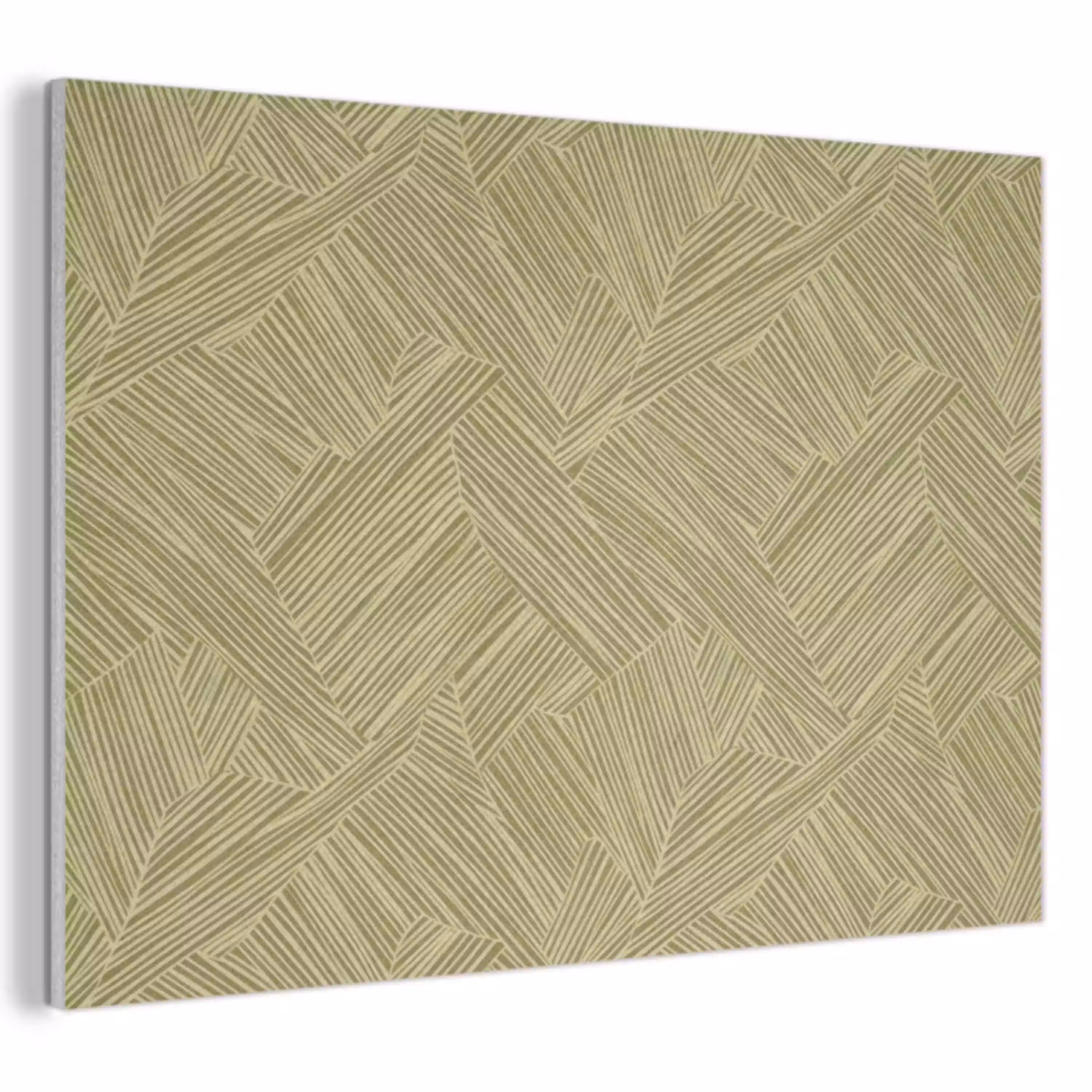 Abstract - Modern - Groen PET vilt klein 837 -3d
