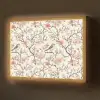 Kersenbloesem - Mus - Roze Light Box met batterij (Wandlamp) middel 907 -z3d_website