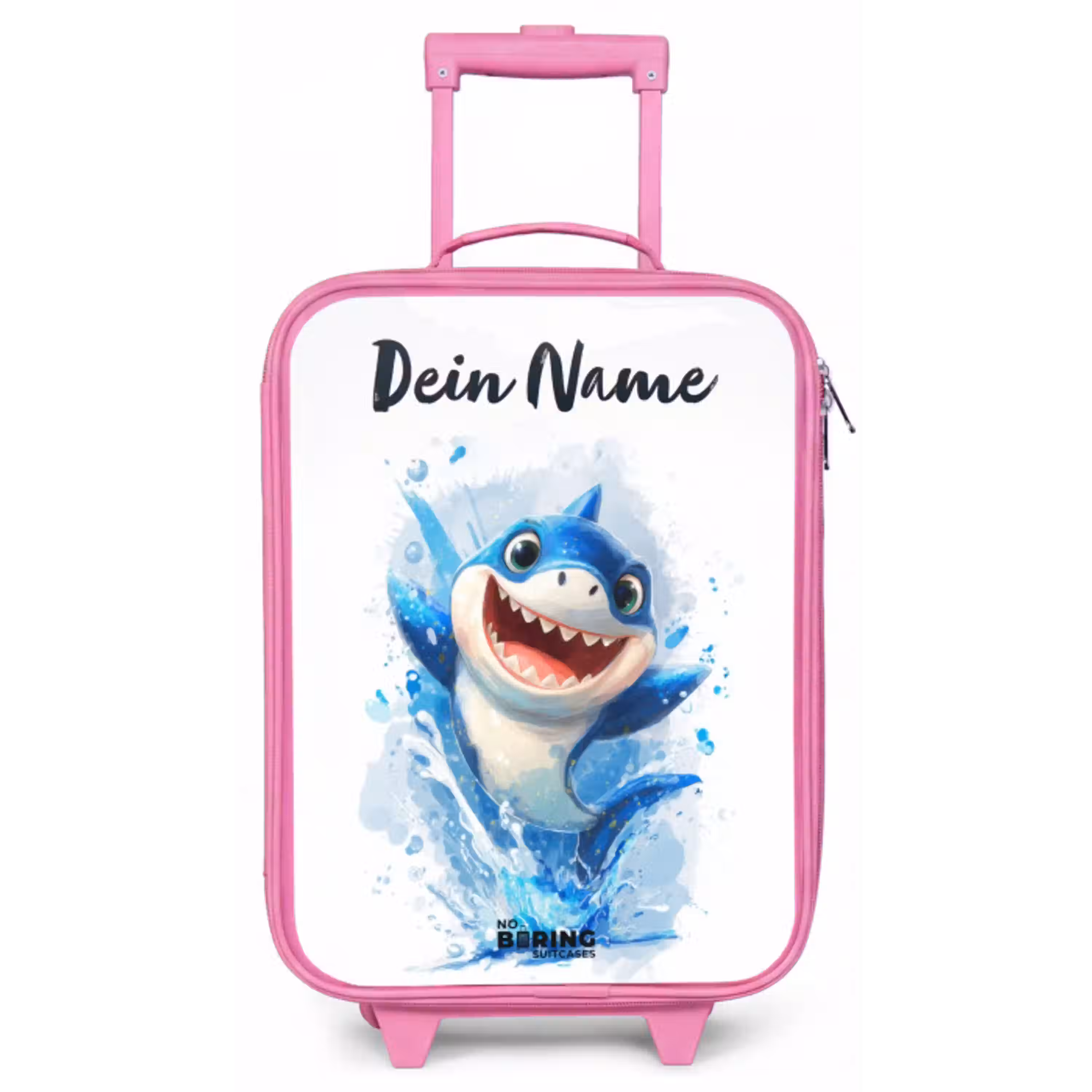 Haai - Tanden - Water Kinderkoffer - Roze klein -zz3dotto