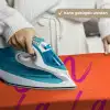 Oh la la - Oranje - Roze - Grafisch Wandkleed katoen klein -tsfeer9_DE