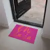 Oh la la - Oranje - Roze Deurmat klein -sfeer5