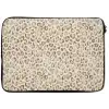 Luipaard - Klassiek - Beige laptophoes neopreen klein 279 -zkaufland3dotto