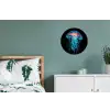 Kwal - Tentakels - Blauw - Licht Wandcirkel aluminium klein -slaapkamer